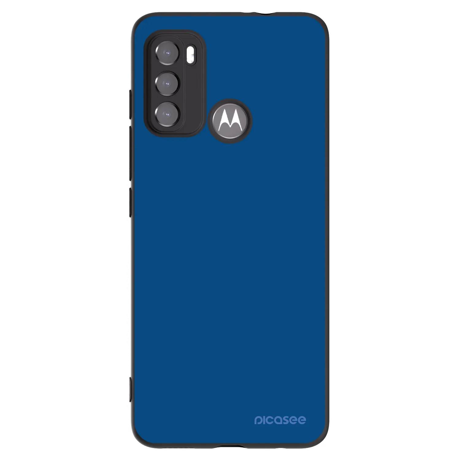 Picasee silikonový černý obal pro Motorola Moto G60 - Navy Blue