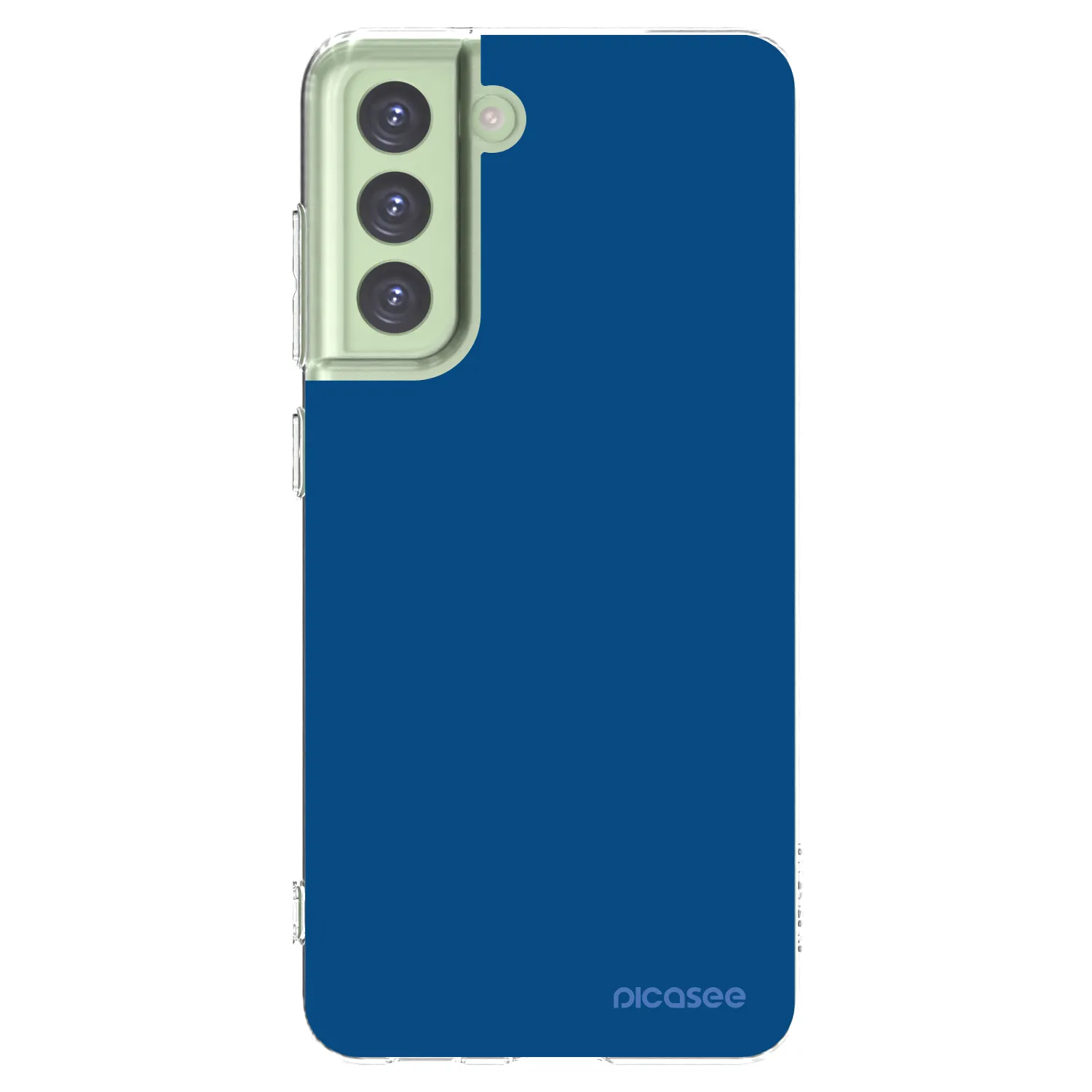 Picasee silikonový průhledný obal pro Samsung Galaxy S21 FE 5G - Navy Blue