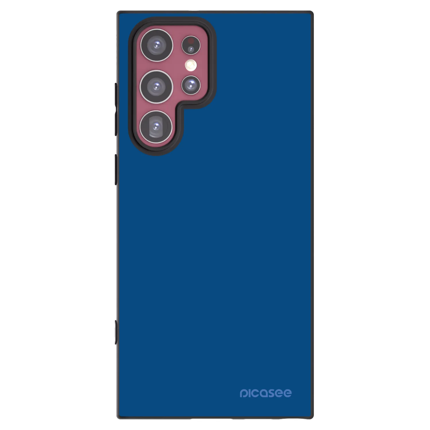 Picasee silikonový černý obal pro Samsung Galaxy S22 Ultra 5G - Navy Blue