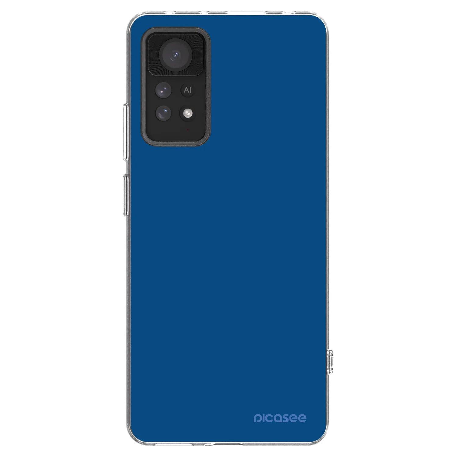Picasee silikonový průhledný obal pro Xiaomi Redmi Note 11 Pro 5G - Navy Blue