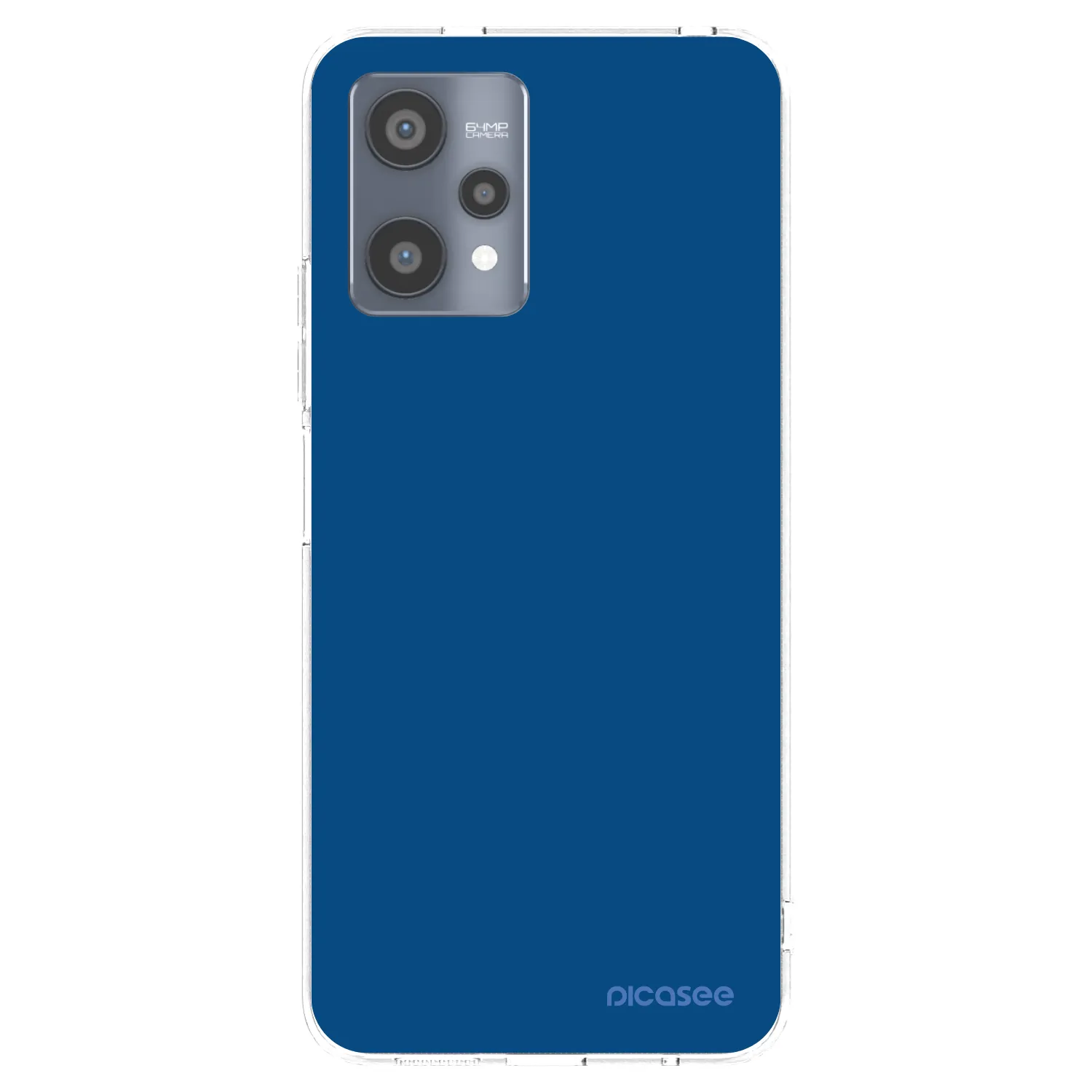 Picasee silikonový průhledný obal pro Realme 9 Pro 5G - Navy Blue