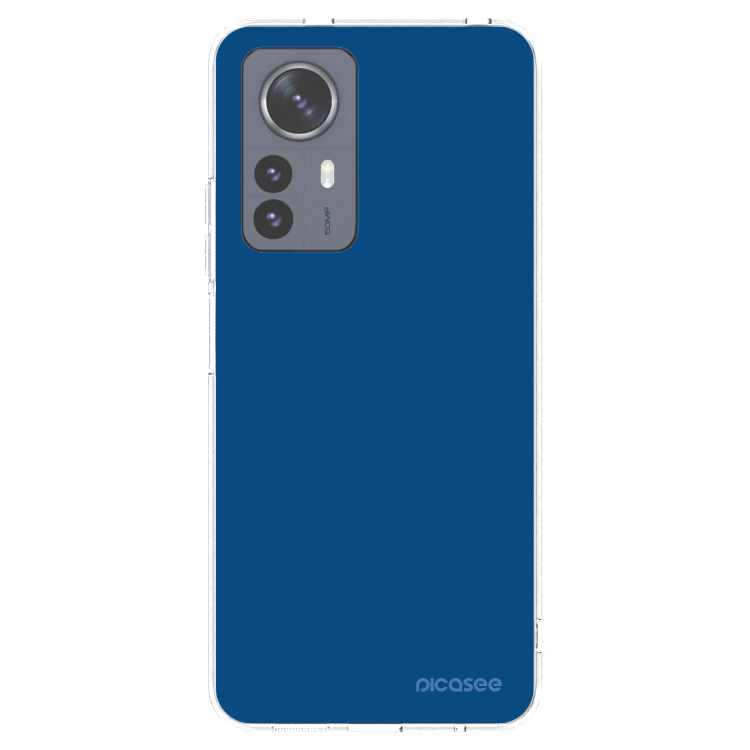 Picasee silikonový průhledný obal pro Xiaomi 12 Pro - Navy Blue