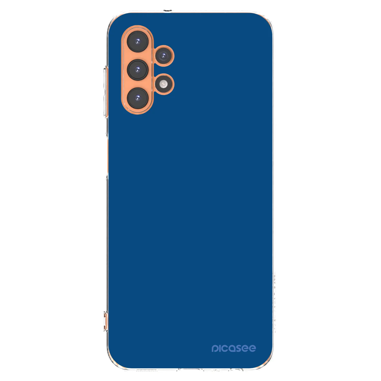 Picasee silikonový průhledný obal pro Samsung Galaxy A13 4G A135 - Navy Blue