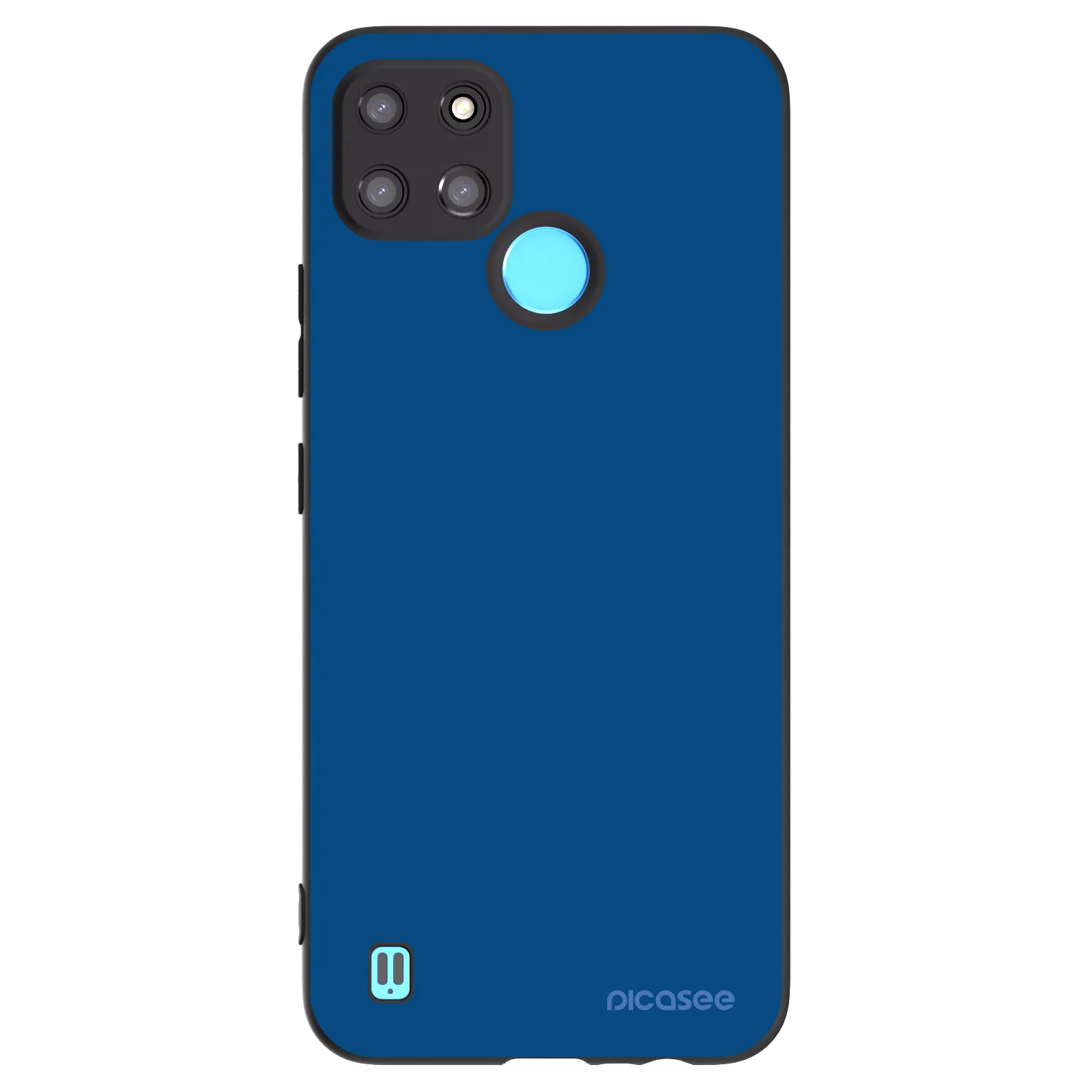 Picasee silikonový černý obal pro Realme C21Y - Navy Blue