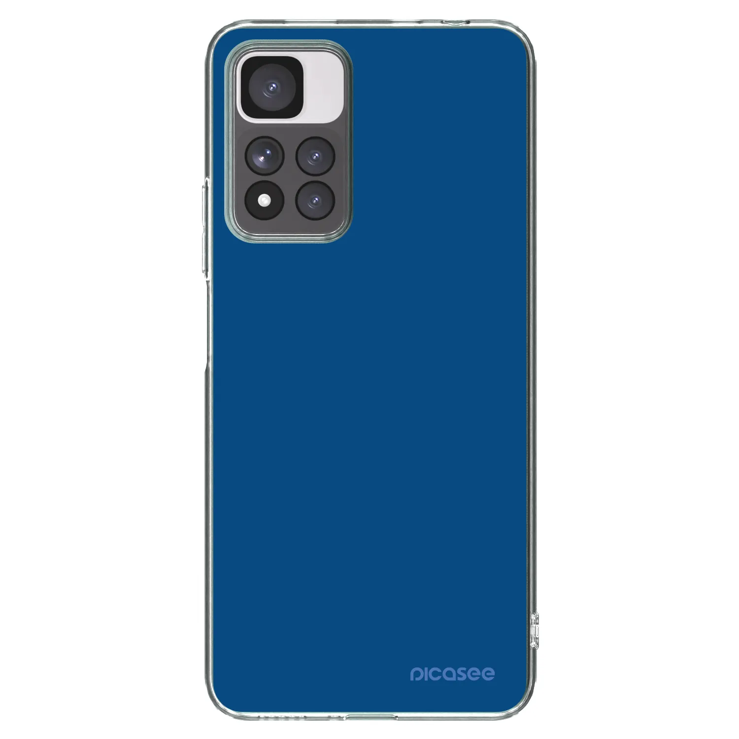 Picasee silikonový průhledný obal pro Xiaomi Redmi Note 11 Pro+ 5G - Navy Blue