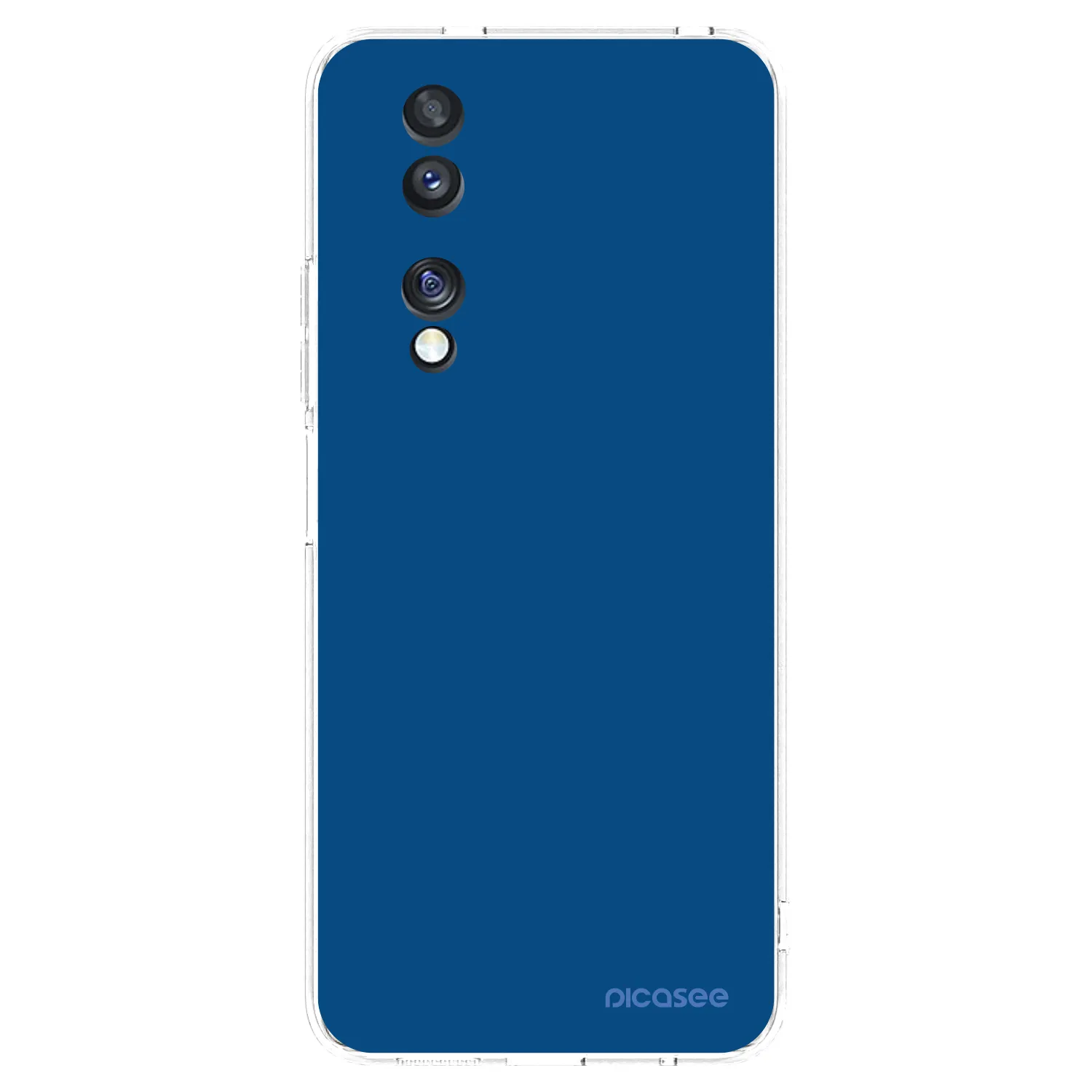 Picasee silikonový průhledný obal pro Honor 70 - Navy Blue