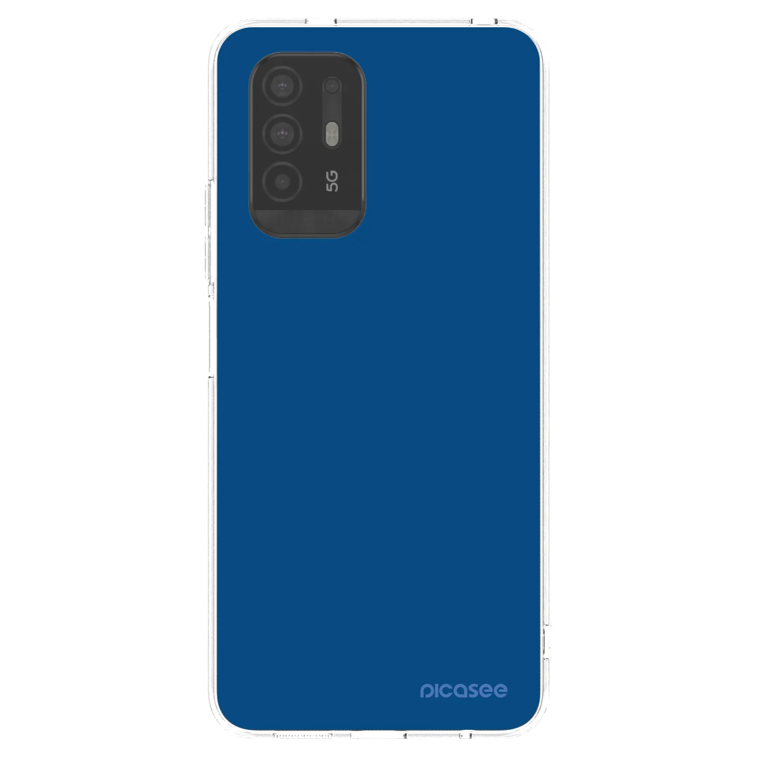 Picasee silikonový průhledný obal pro OPPO A94 5G - Navy Blue