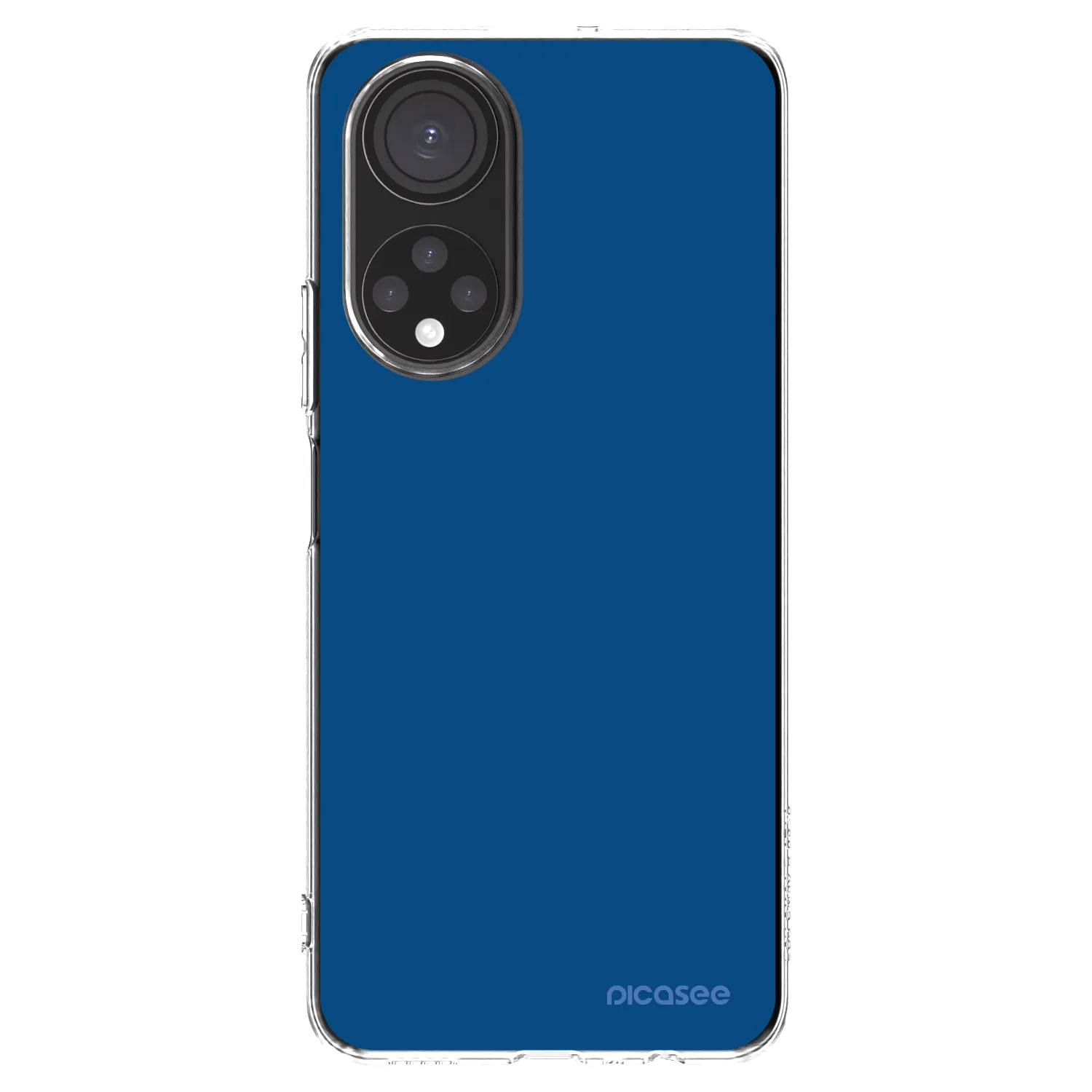 Picasee silikonový průhledný obal pro Honor X7 - Navy Blue