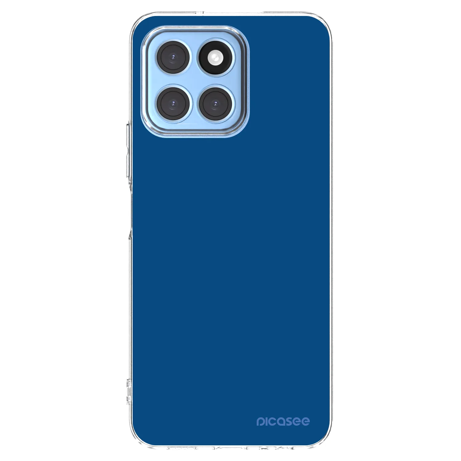 Picasee silikonový průhledný obal pro Honor X8 5G - Navy Blue