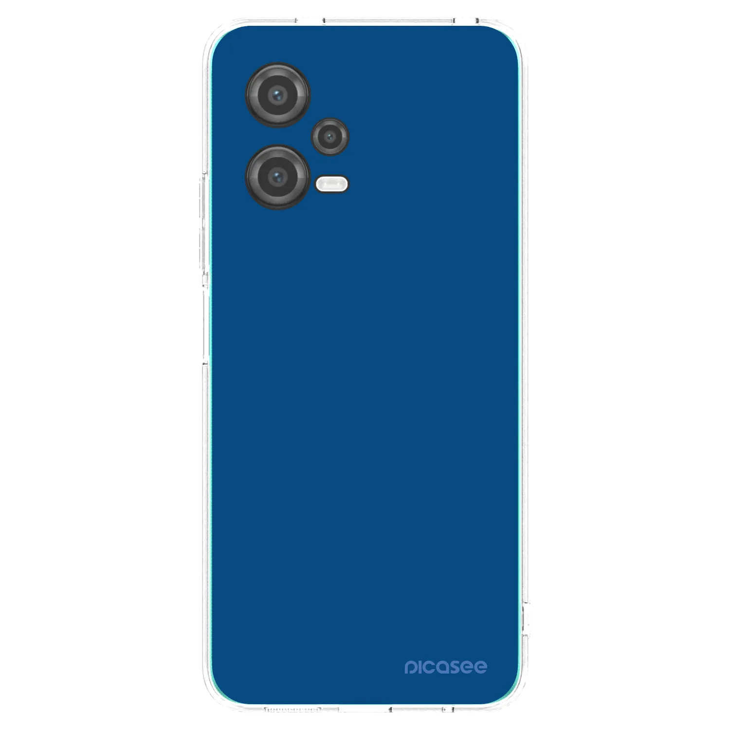Picasee silikonový průhledný obal pro Xiaomi Poco X5 - Navy Blue