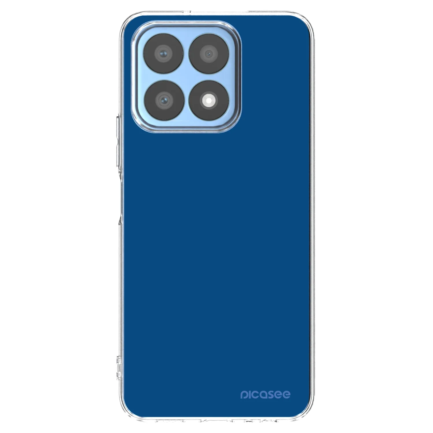 Picasee silikonový průhledný obal pro Honor X8a - Navy Blue