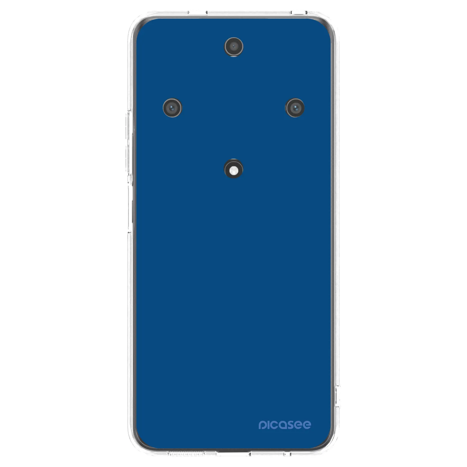 Picasee silikonový průhledný obal pro Honor Magic5 Lite 5G - Navy Blue