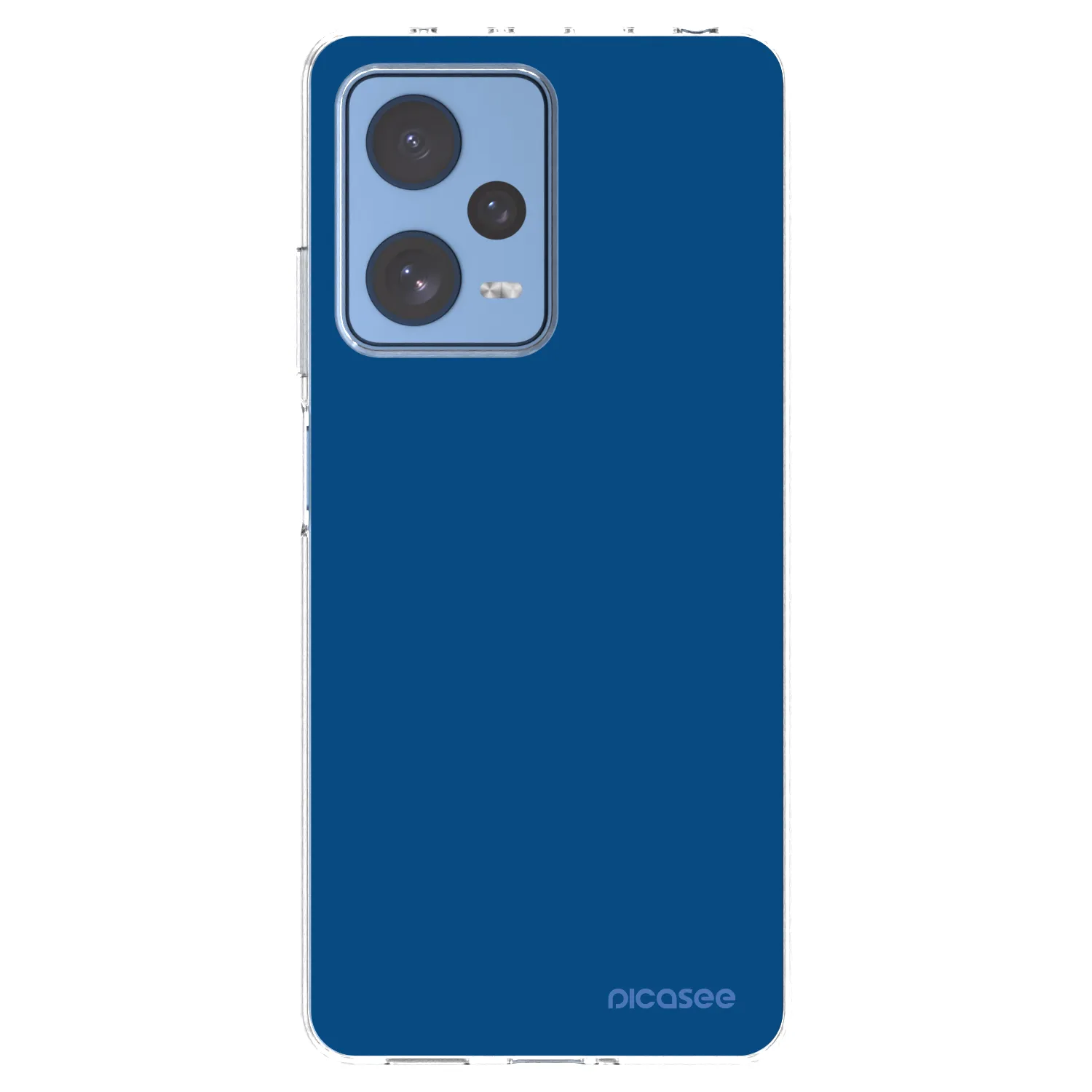 Picasee silikonový průhledný obal pro Xiaomi Redmi Note 12 Pro 5G - Navy Blue