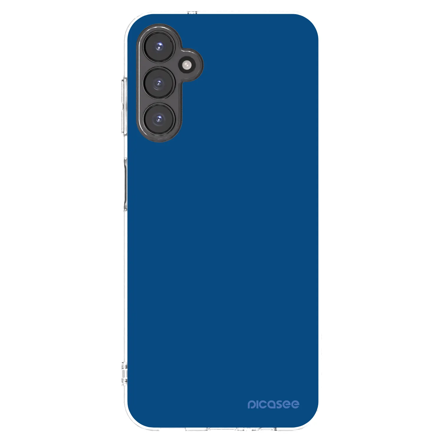 Picasee silikonový průhledný obal pro Samsung Galaxy A14 4G A145R - Navy Blue
