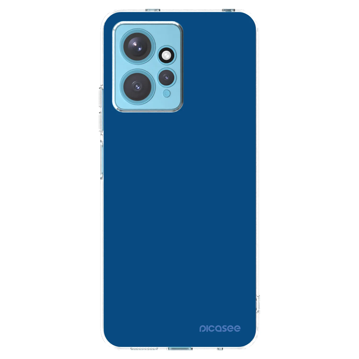 Picasee silikonový průhledný obal pro Xiaomi Redmi Note 12 4G - Navy Blue