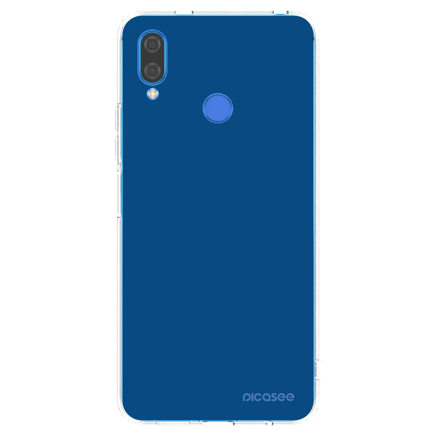 Picasee silikonový průhledný obal pro Huawei Nova 3 - Navy Blue