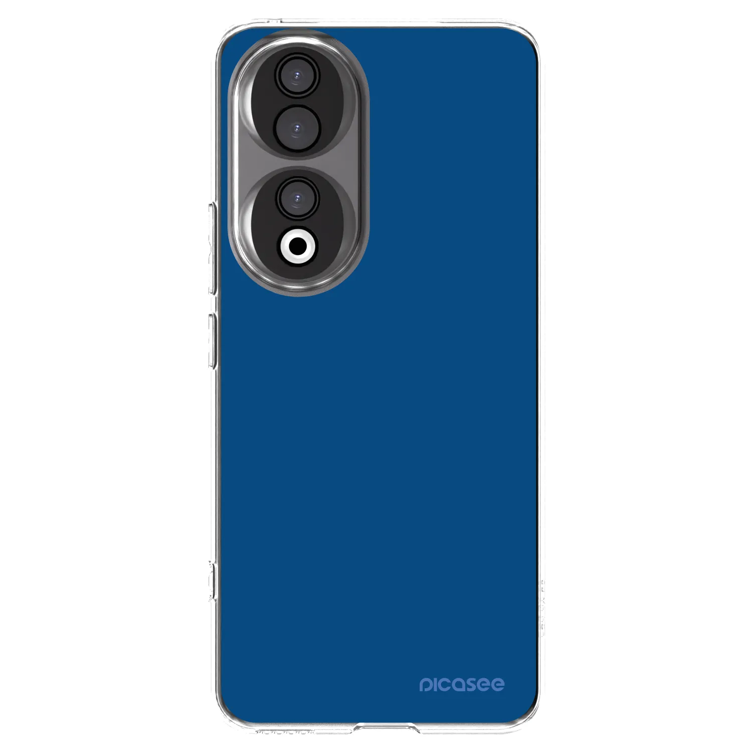 Picasee silikonový průhledný obal pro Honor 90 5G - Navy Blue