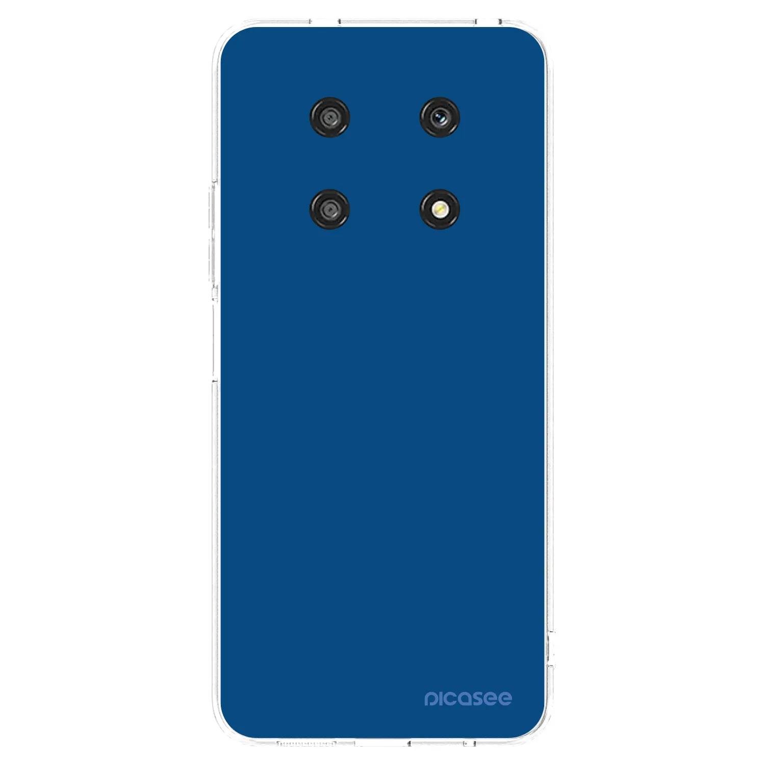 Picasee silikonový průhledný obal pro Honor Magic4 Lite 5G - Navy Blue