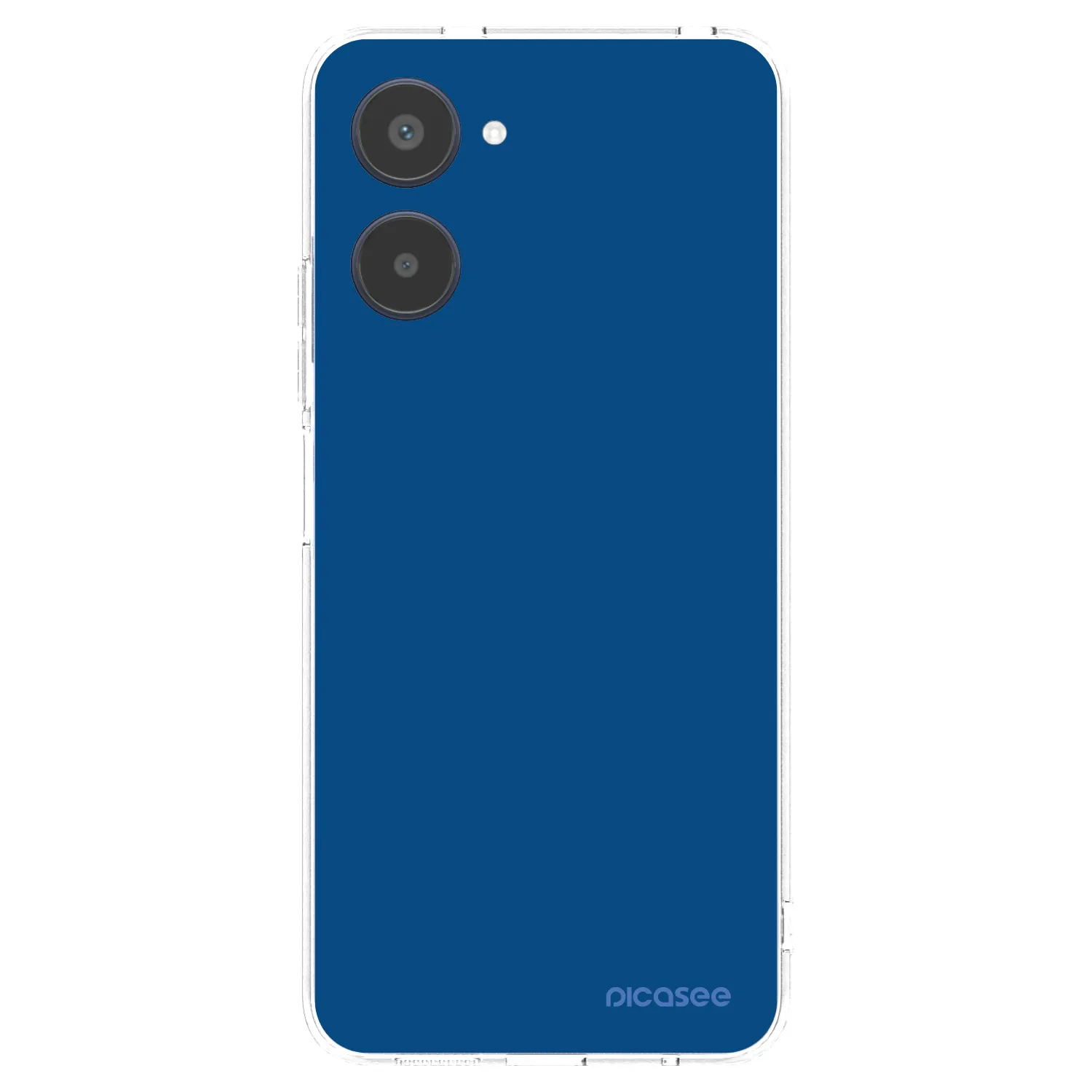 Picasee silikonový průhledný obal pro Realme 10 4G - Navy Blue