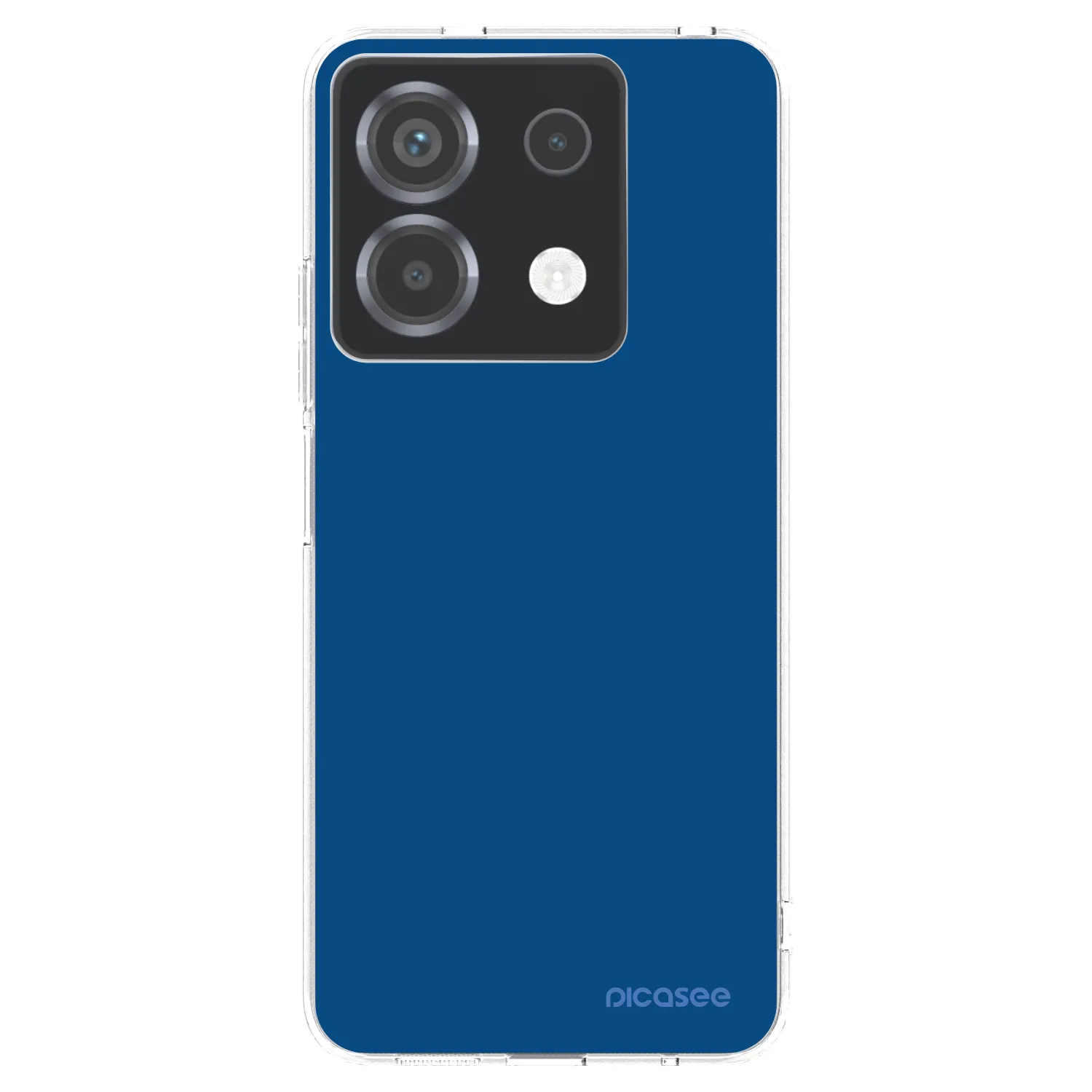 Picasee silikonový průhledný obal pro Xiaomi Poco X6 - Navy Blue