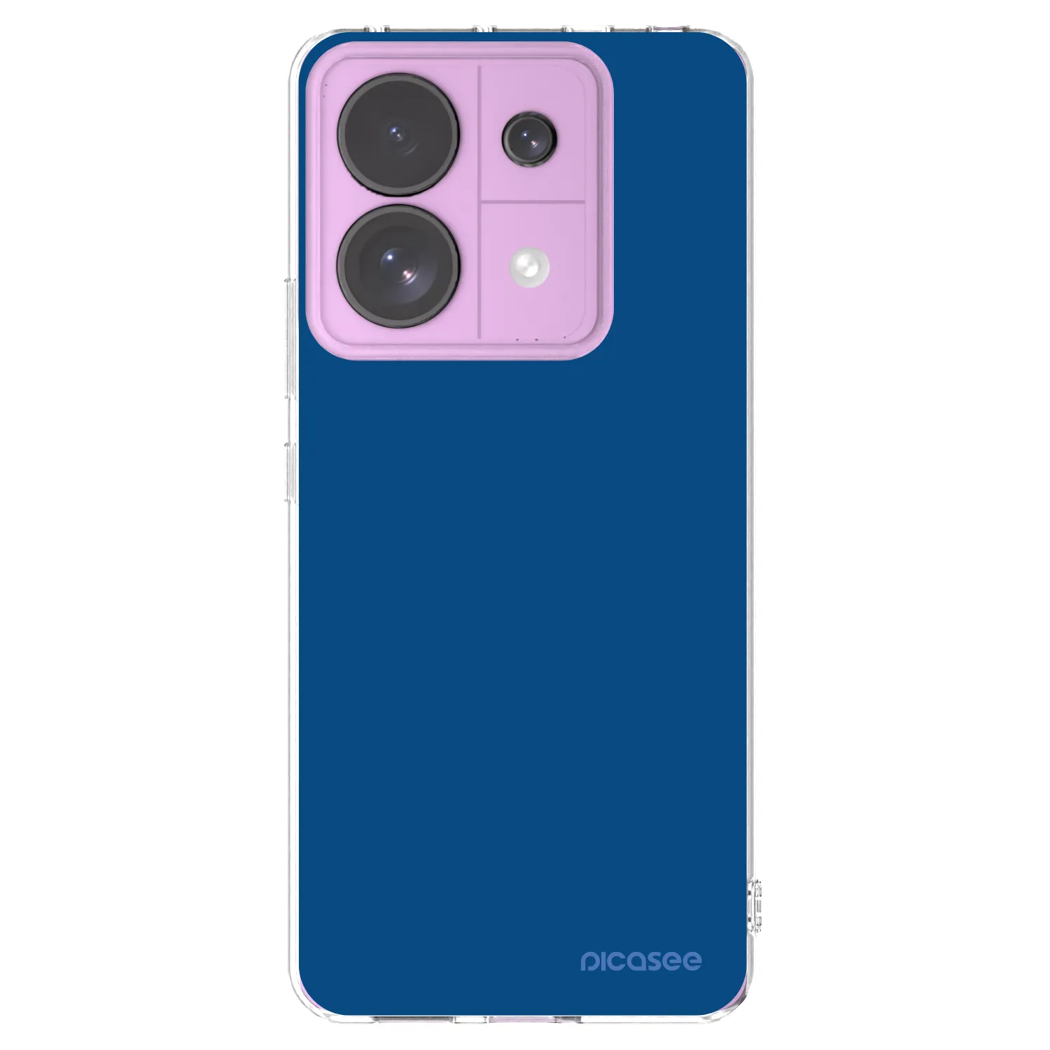 Picasee silikonový průhledný obal pro Xiaomi Redmi Note 13 Pro 5G - Navy Blue