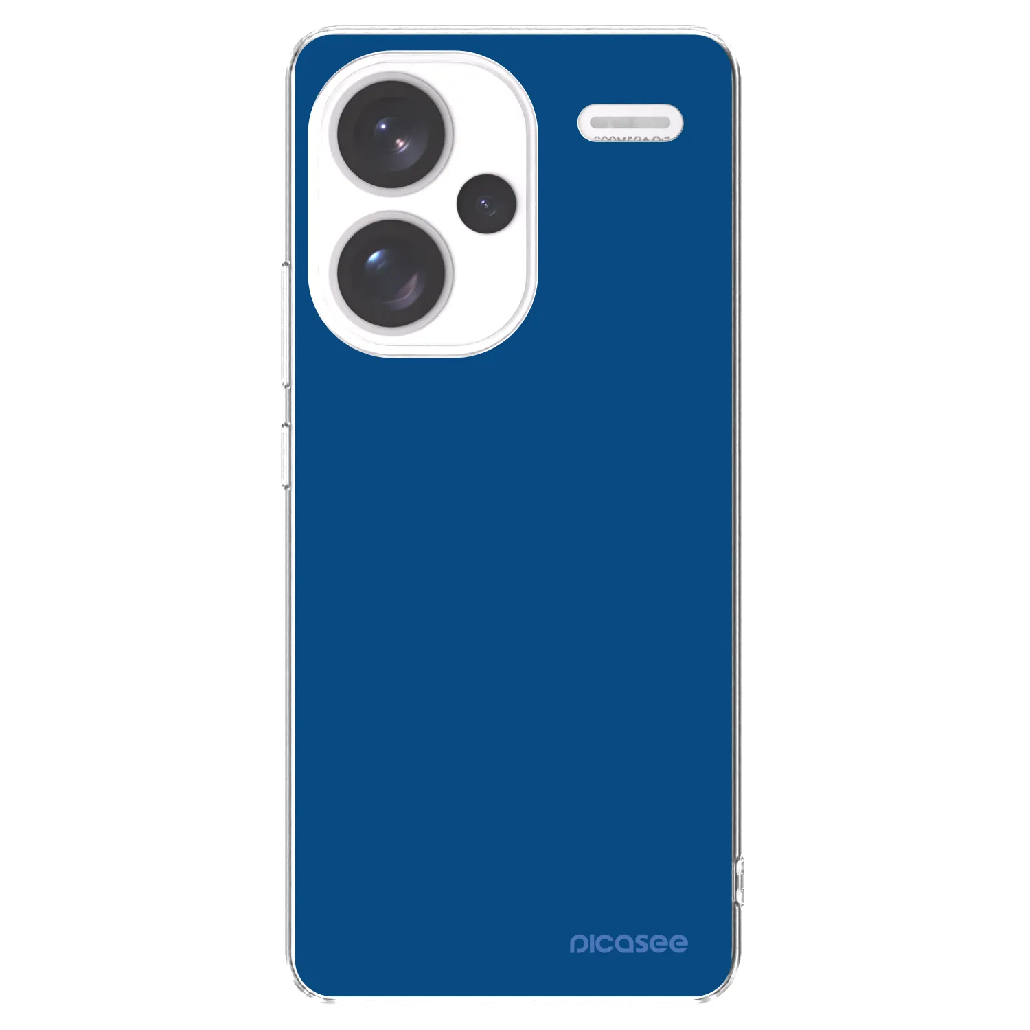 Picasee silikonový průhledný obal pro Xiaomi Redmi Note 13 Pro+ 5G - Navy Blue