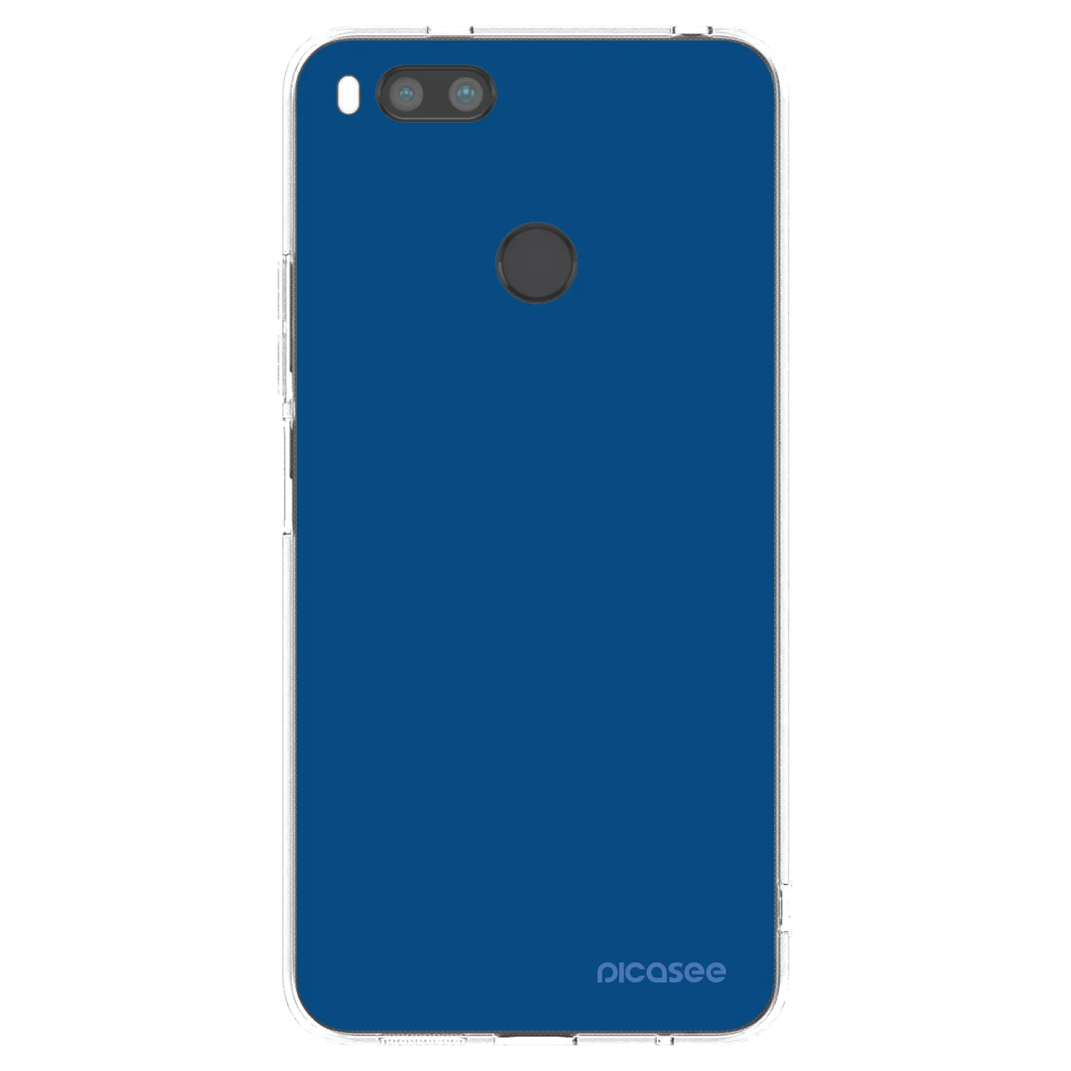Picasee silikonový průhledný obal pro Xiaomi Mi A1 Global - Navy Blue