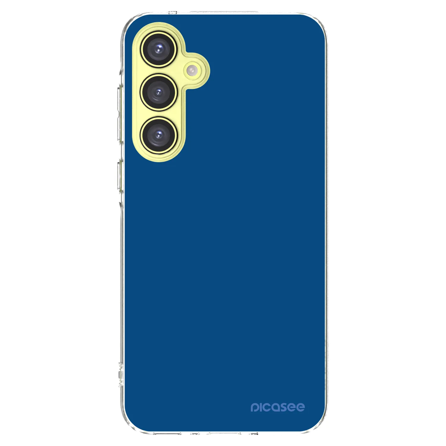Picasee silikonový průhledný obal pro Samsung Galaxy A35 5G A356B - Navy Blue