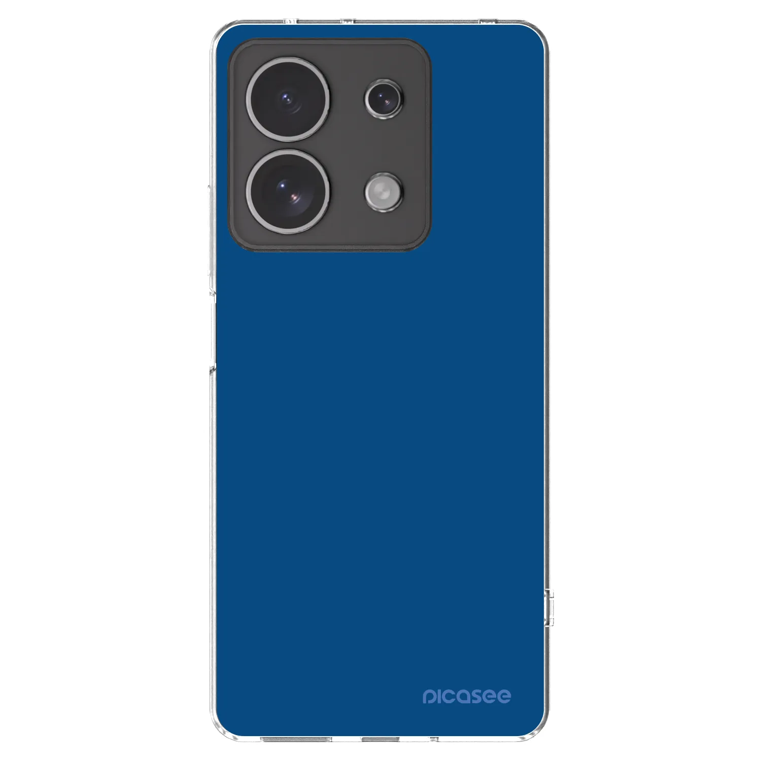 Picasee silikonový průhledný obal pro Xiaomi Redmi Note 13 4G - Navy Blue