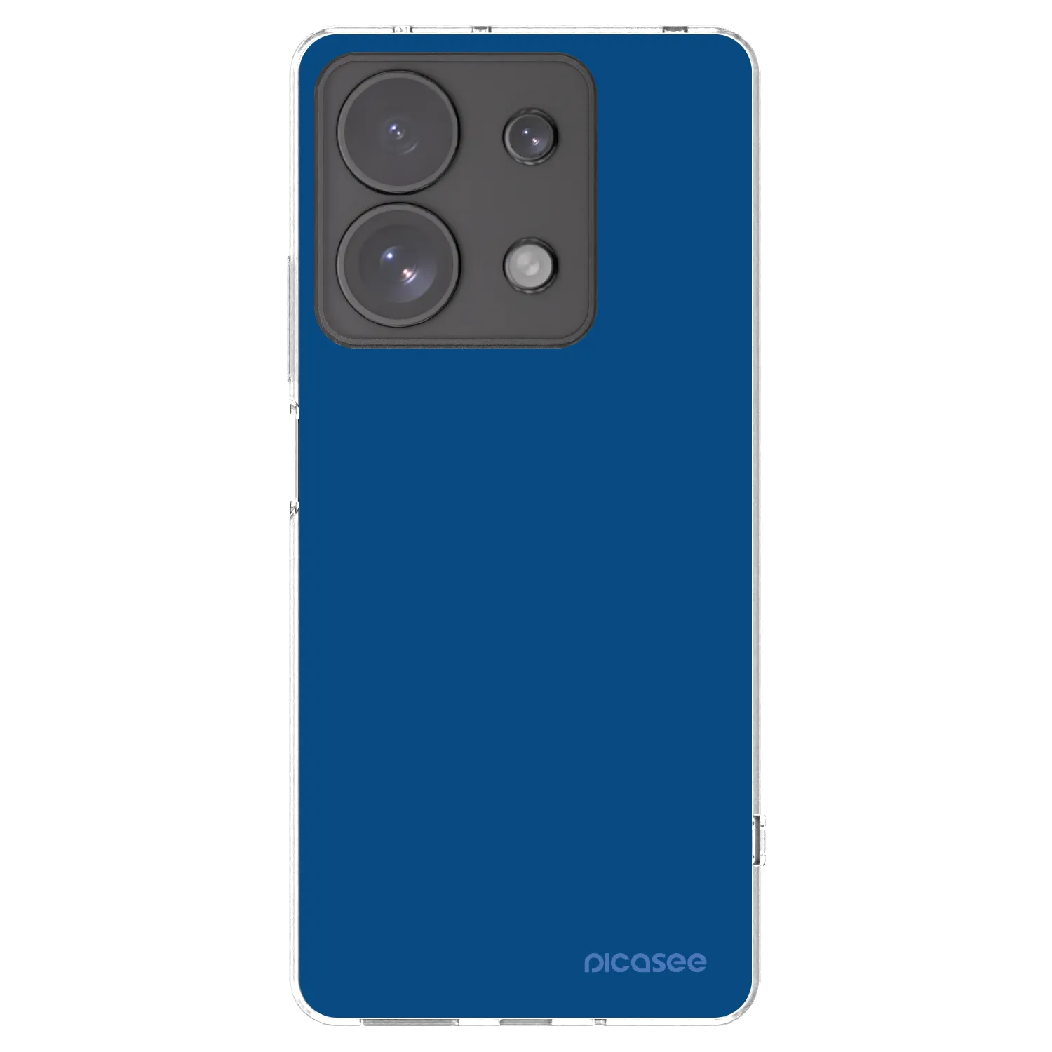 Picasee silikonový průhledný obal pro Xiaomi Redmi Note 13 Pro 4G - Navy Blue