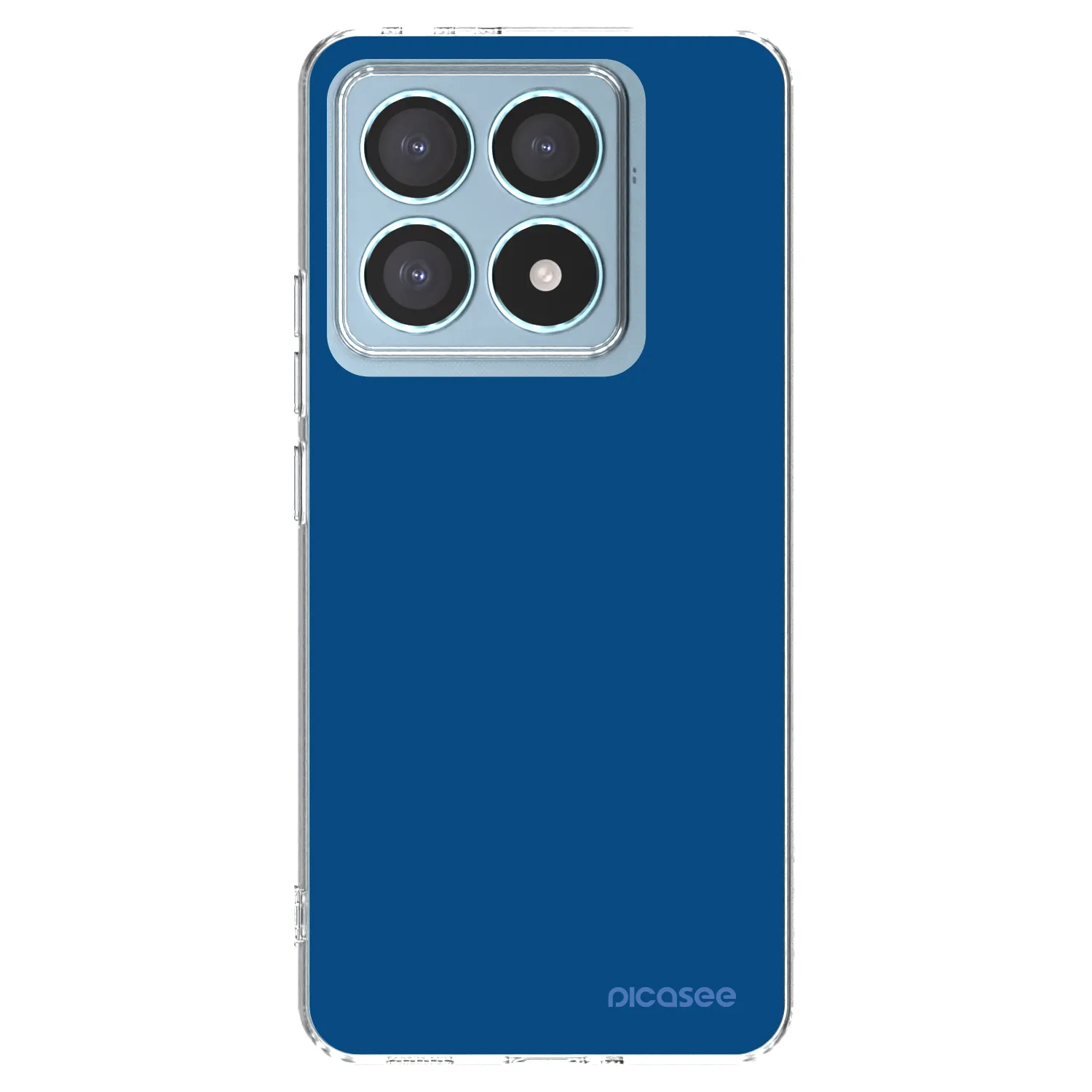 Picasee silikonový průhledný obal pro Xiaomi 14T Pro - Navy Blue
