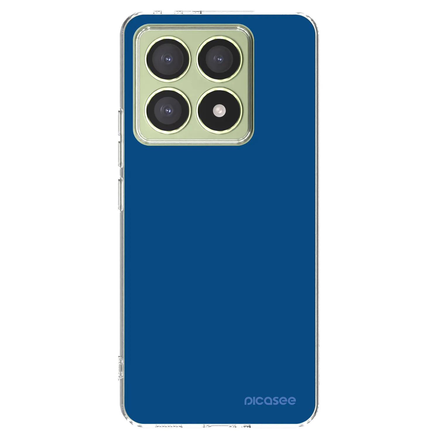 Picasee silikonový průhledný obal pro Xiaomi 14T - Navy Blue
