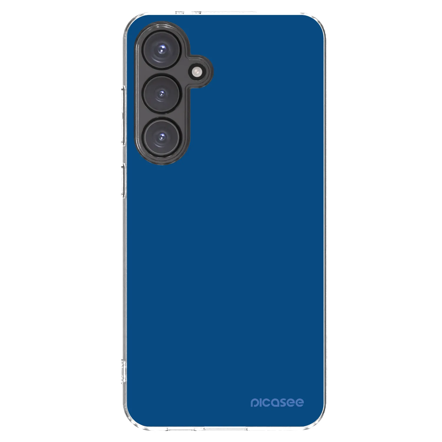 Picasee silikonový průhledný obal pro Samsung Galaxy S24 FE S721B - Navy Blue