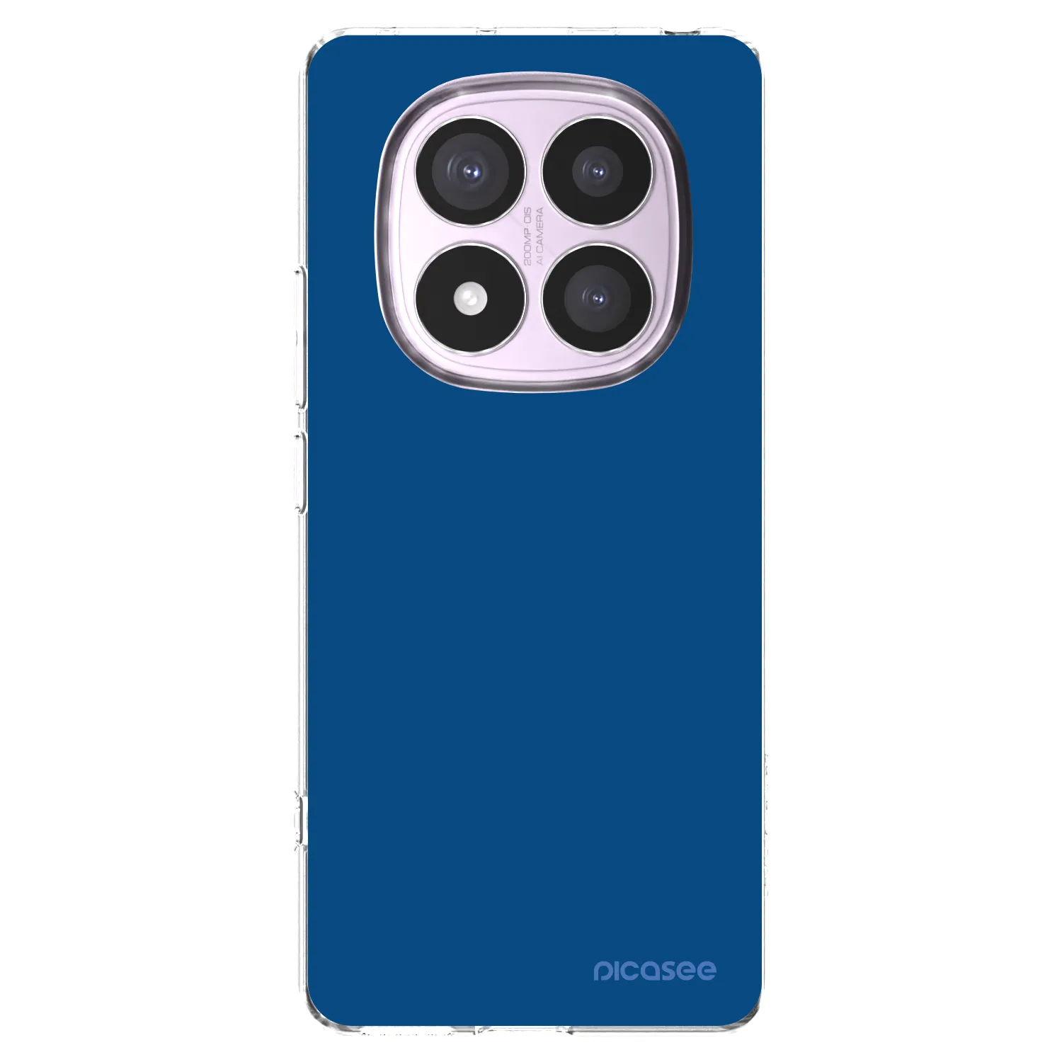 Picasee silikonový průhledný obal pro Xiaomi Redmi Note 14 Pro 5G - Navy Blue