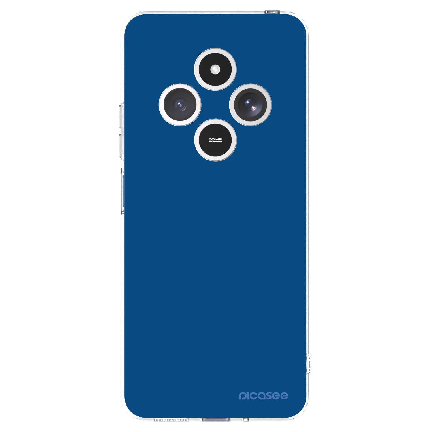 Picasee silikonový průhledný obal pro Xiaomi Redmi 14C - Navy Blue