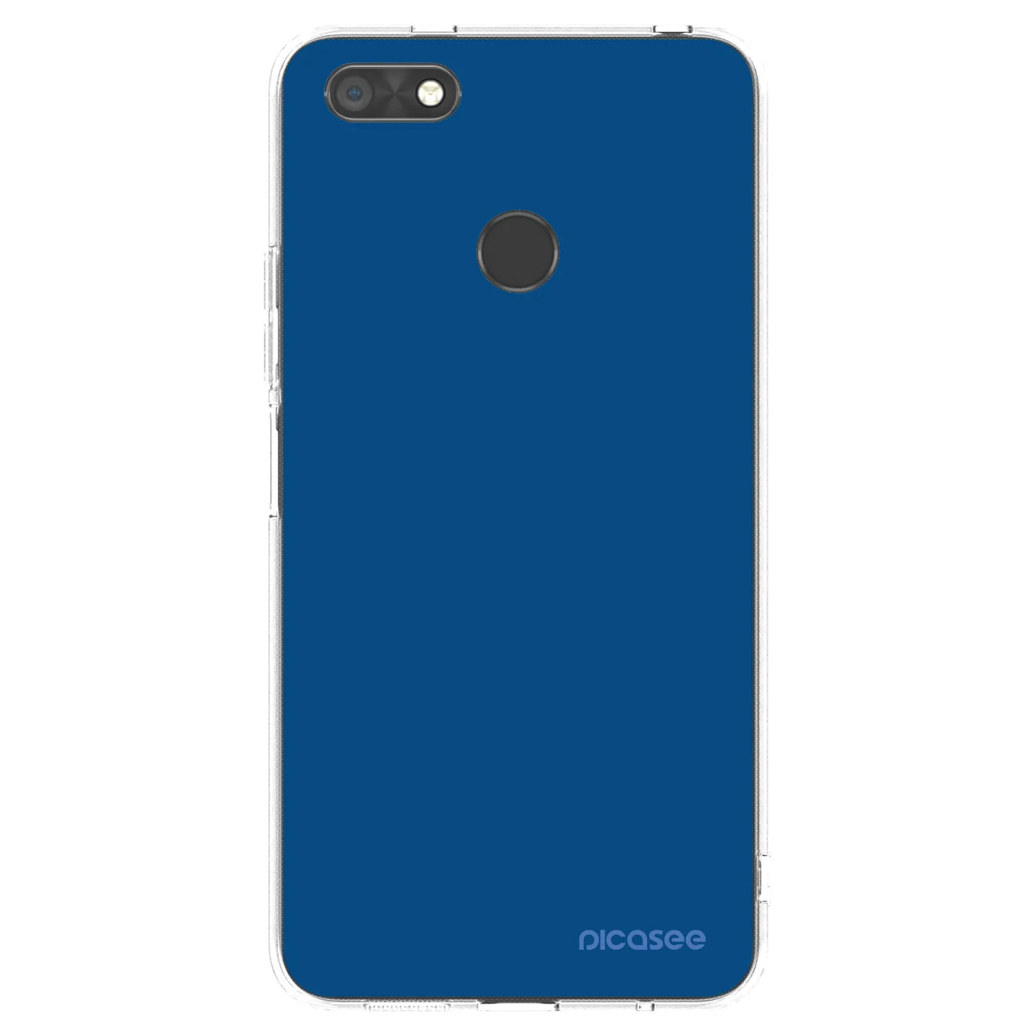 Picasee silikonový průhledný obal pro Huawei P9 Lite Mini - Navy Blue