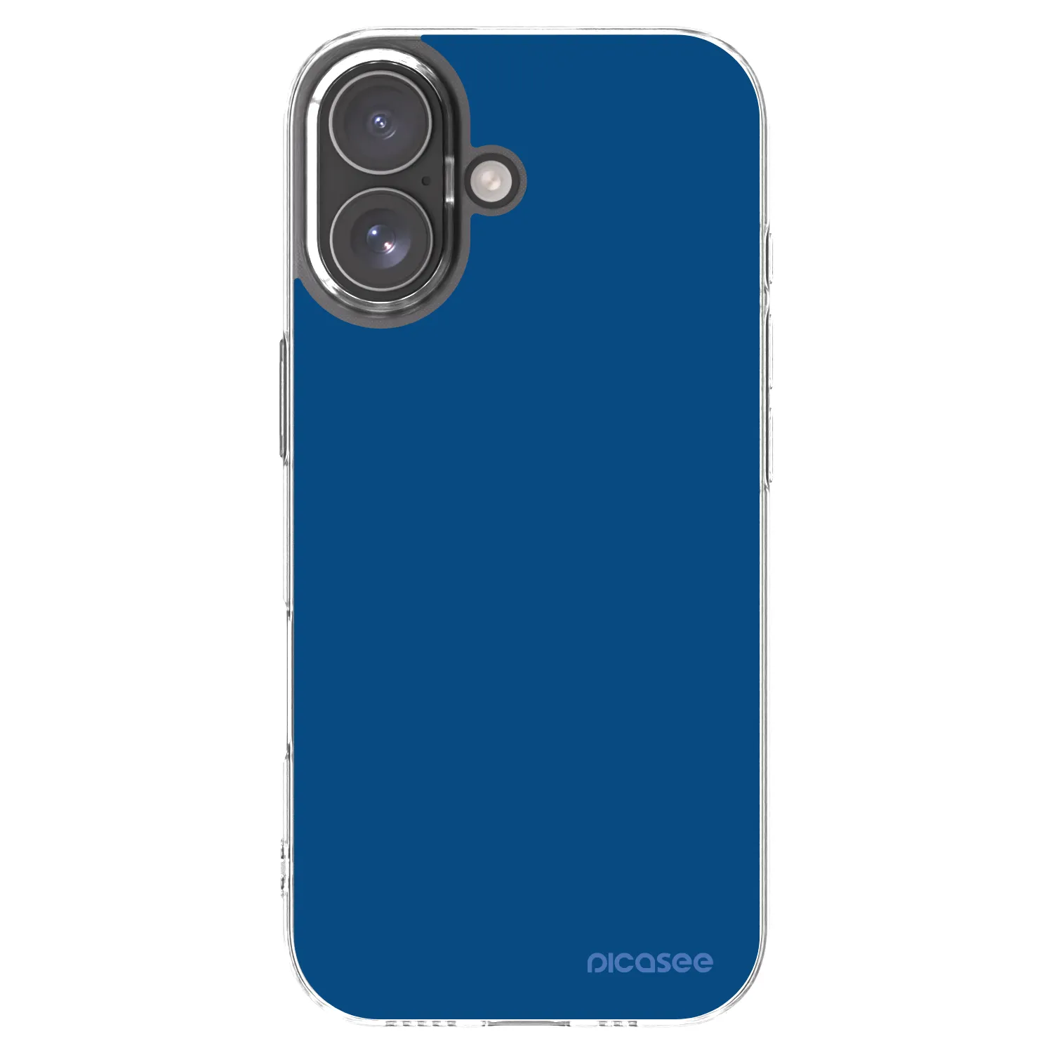 Picasee silikonový průhledný obal pro Apple iPhone 17 - Navy Blue