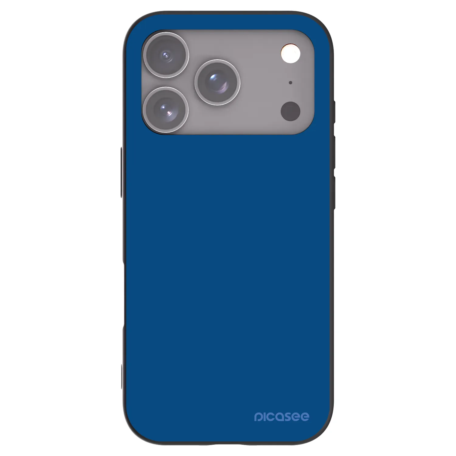 Picasee silikonový černý obal pro Apple iPhone 17 Pro - Navy Blue