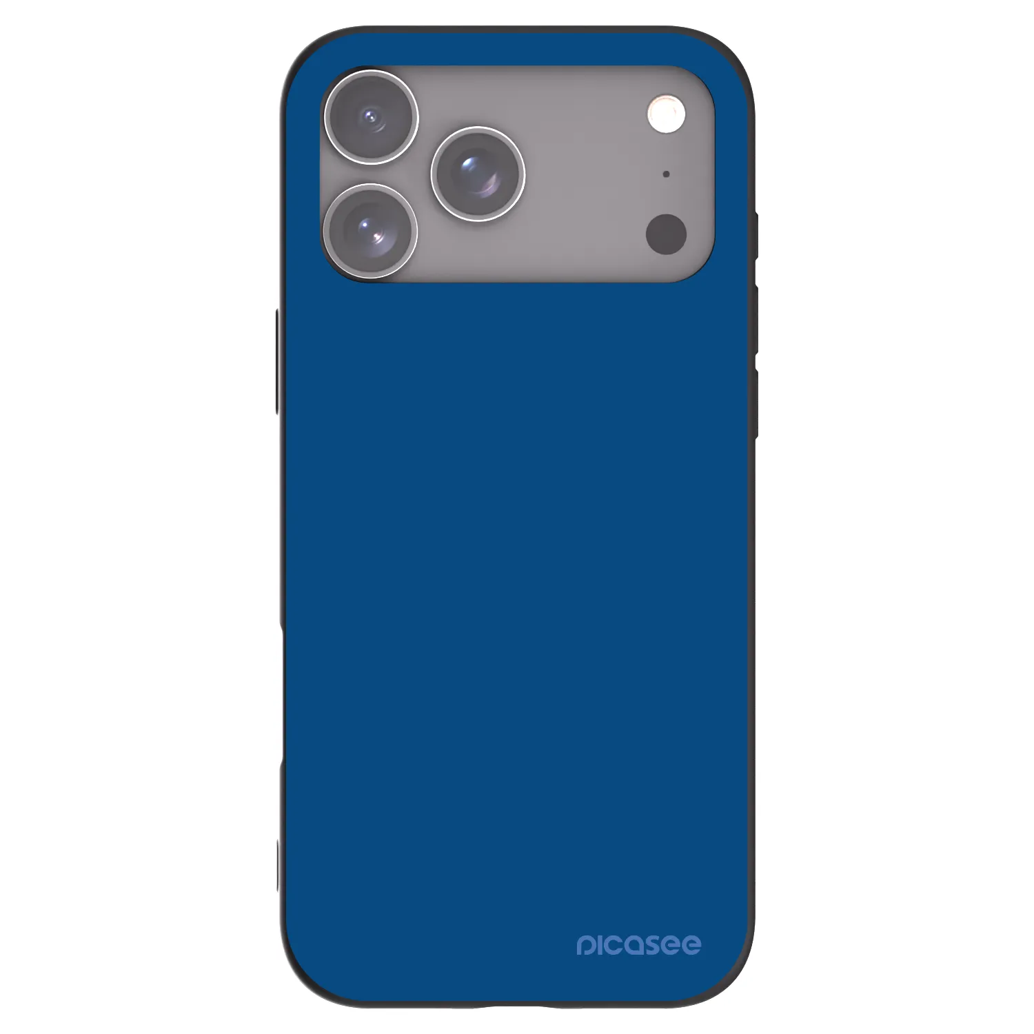 Picasee silikonový černý obal pro Apple iPhone 17 Pro Max - Navy Blue