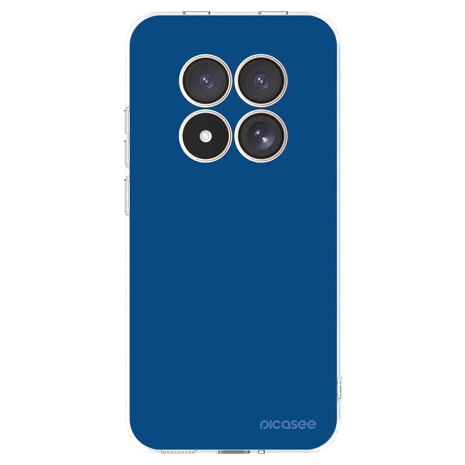 Picasee silikonový průhledný obal pro Xiaomi Redmi Note 15 Pro 4G - Navy Blue