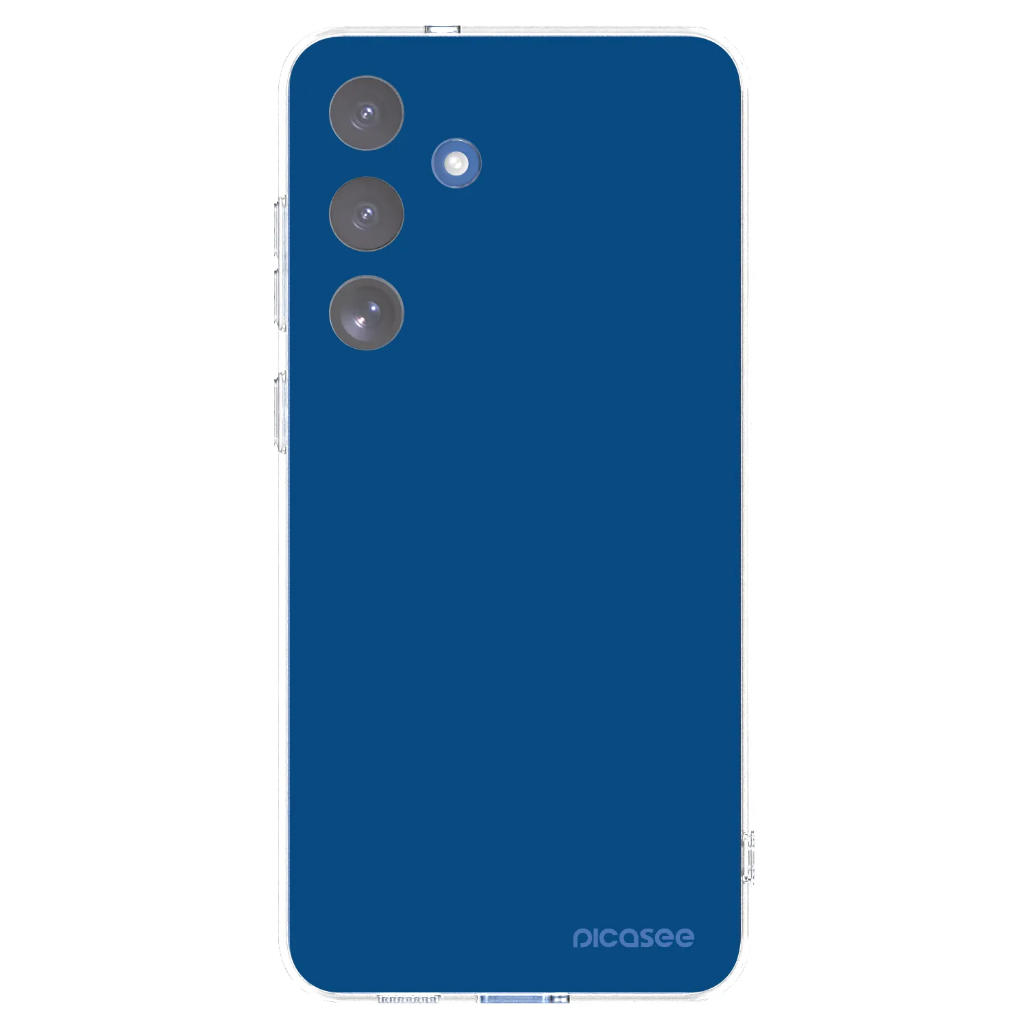 Picasee silikonový průhledný obal pro Samsung Galaxy S25 FE 5G - Navy Blue