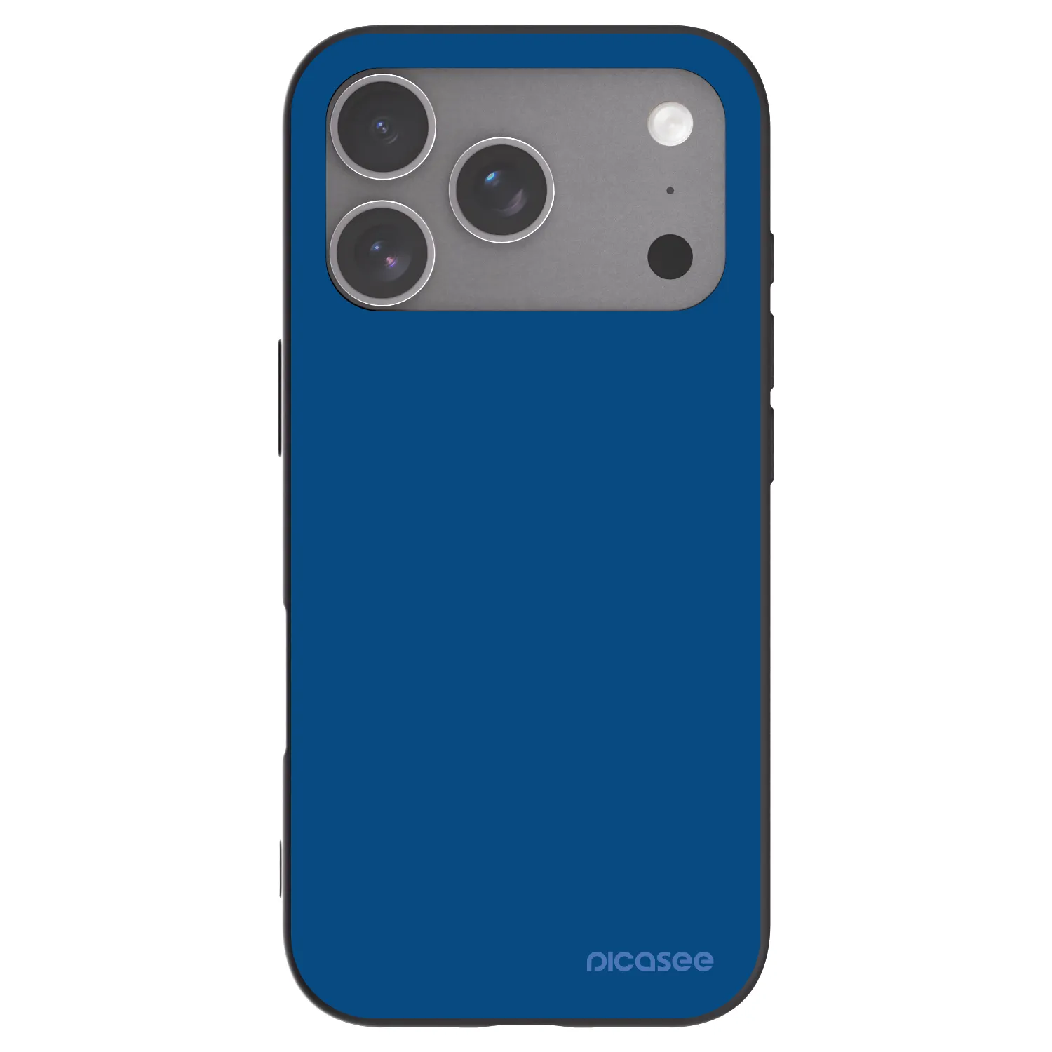Picasee silikonový černý obal pro Apple iPhone 18 Pro - Navy Blue