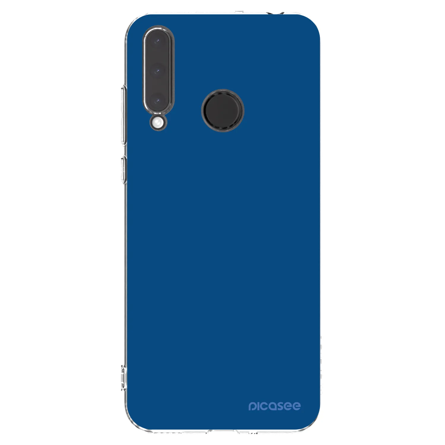 Picasee silikonový průhledný obal pro Honor 20 Lite - Navy Blue