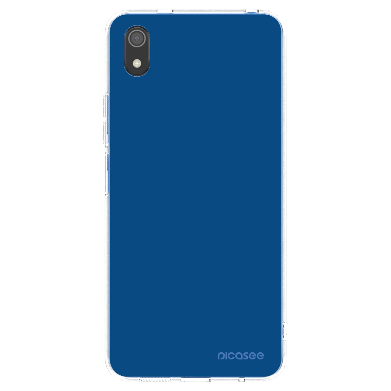 Picasee silikonový průhledný obal pro Xiaomi Redmi 7A - Navy Blue