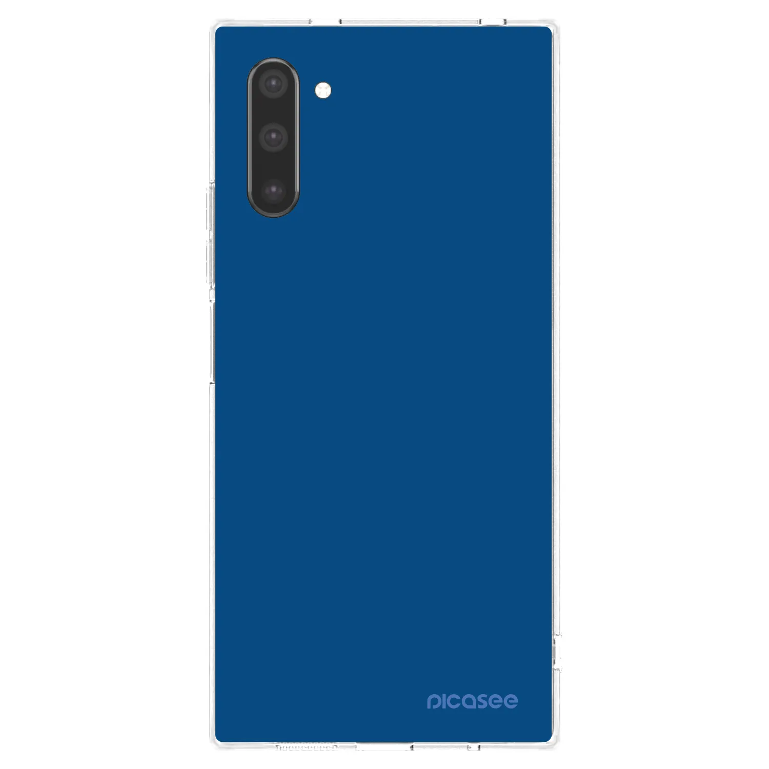 Picasee silikonový průhledný obal pro Samsung Galaxy Note 10 N970F - Navy Blue