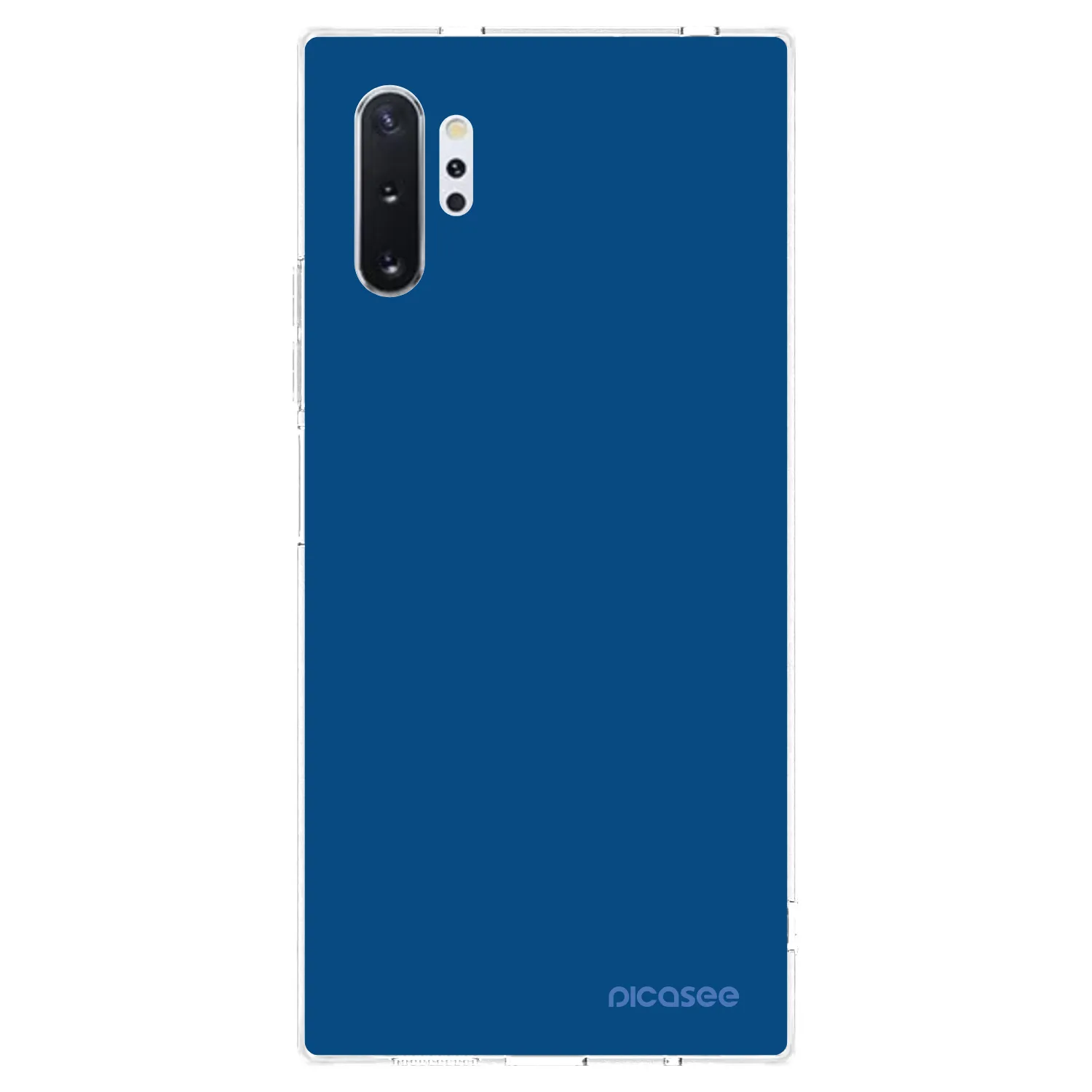 Picasee silikonový průhledný obal pro Samsung Galaxy Note 10+ N975F - Navy Blue