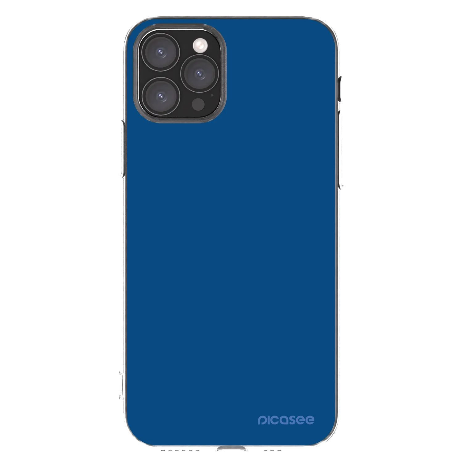 Picasee silikonový průhledný obal pro Apple iPhone 11 Pro - Navy Blue