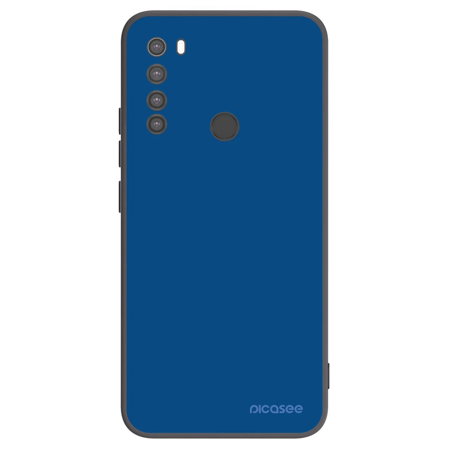 Picasee silikonový černý obal pro Xiaomi Redmi Note 8 - Navy Blue
