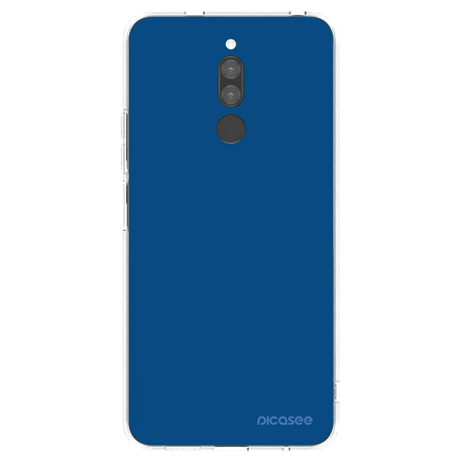 Picasee silikonový průhledný obal pro Xiaomi Redmi 8 - Navy Blue