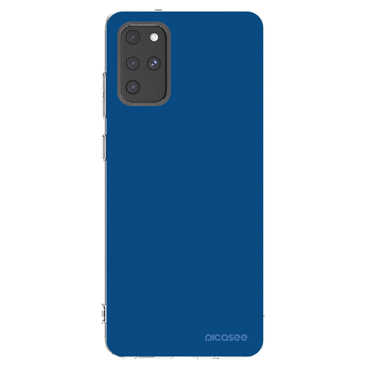 Picasee silikonový průhledný obal pro Samsung Galaxy S20+ G985F - Navy Blue